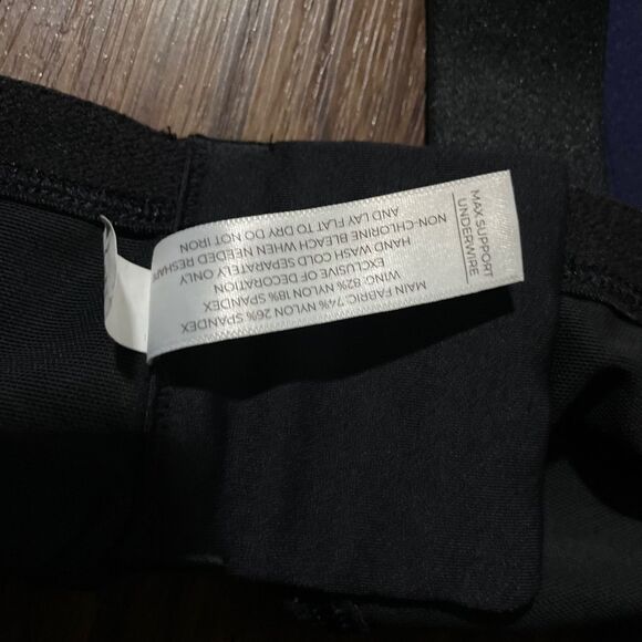 LIVI Active High Impact Wicking Max Support Sports Bra Size 44F Blue Nights - Picture 7 of 10